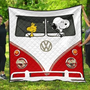 Snoopy Vw Quilt  Quilt